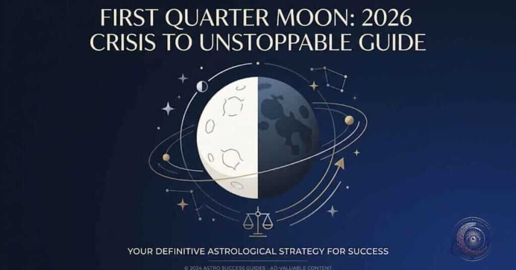 First Quarter Moon: 2026 Crisis to Unstoppable Guide