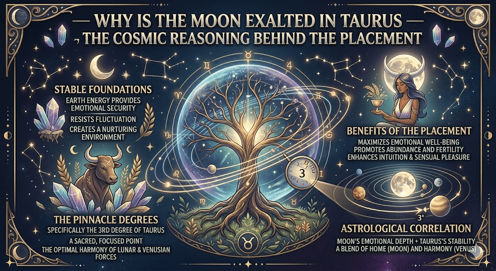 Moon Is Exalted in Taurus: Signs, Degrees & 2026 Dates