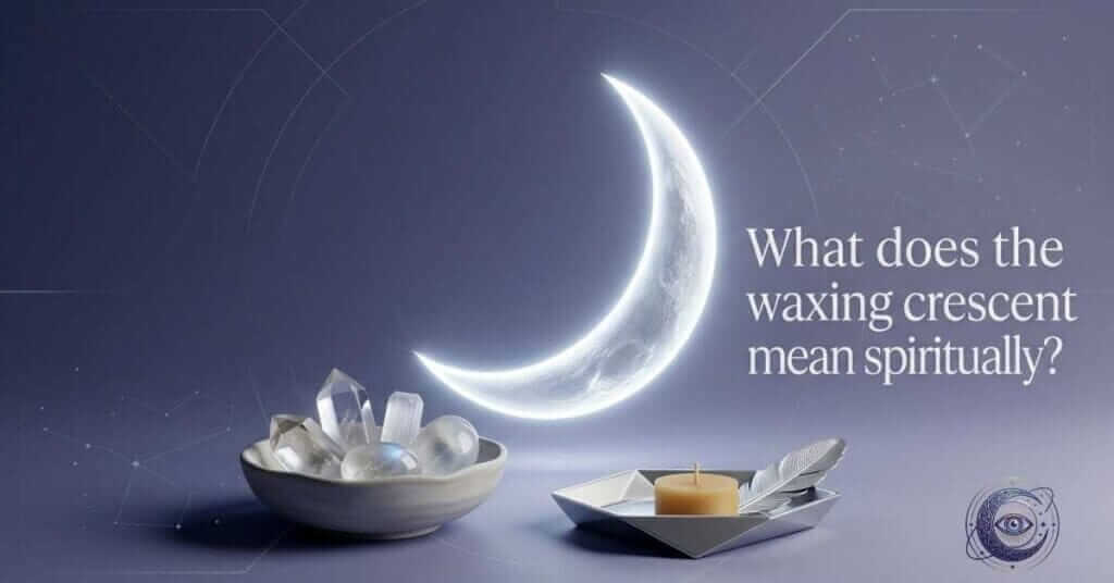 What does the waxing crescent moon mean spiritually?