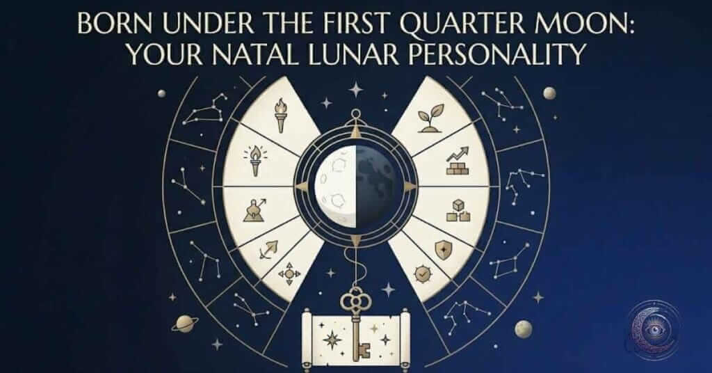 Born Under the First Quarter Moon: Your Natal Lunar Personality