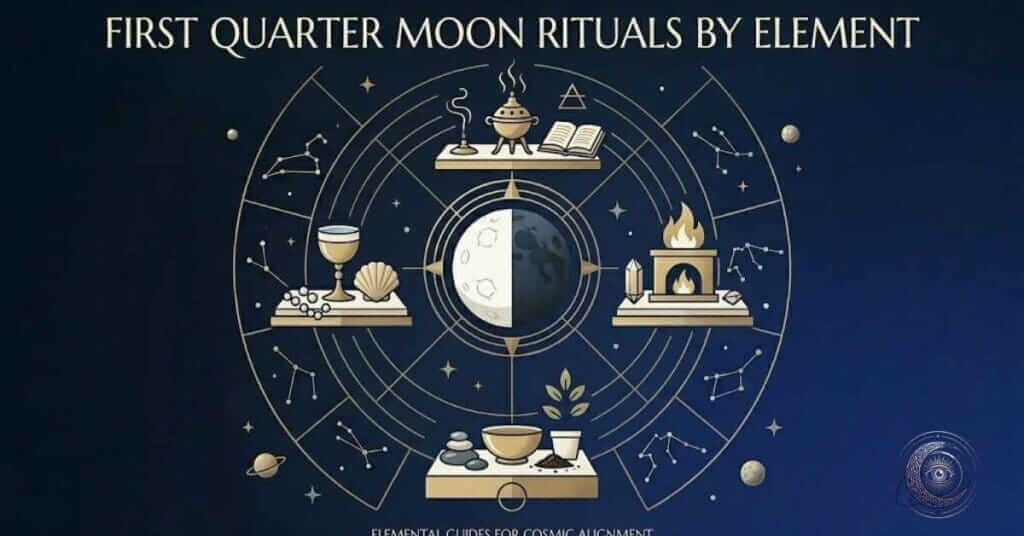 First Quarter Moon Rituals by Element