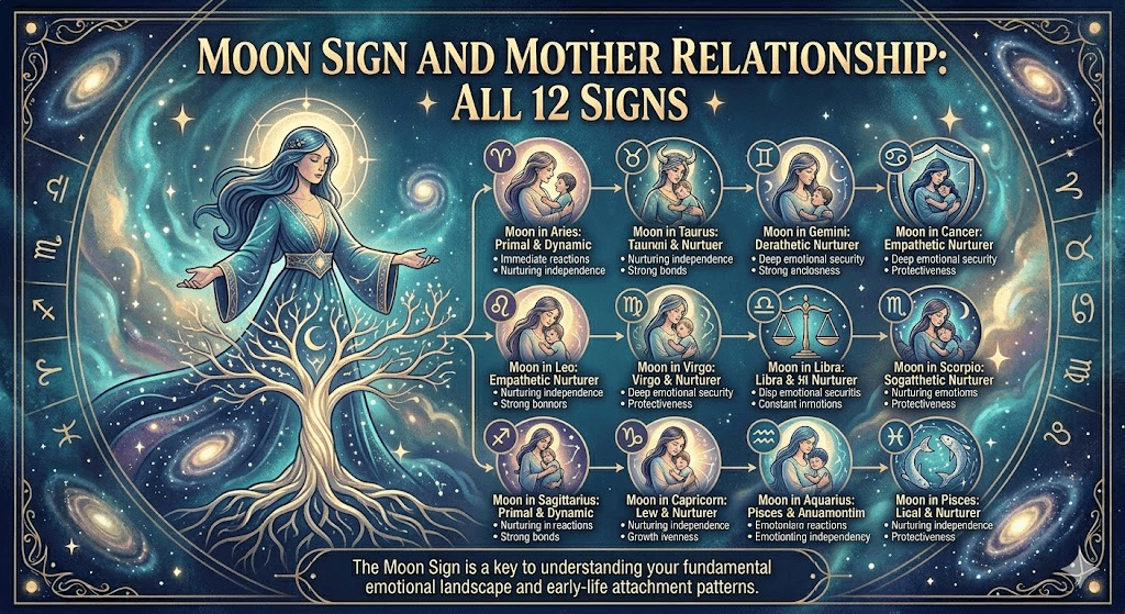 Moon Sign and Your Mother: The Emotional Blueprint