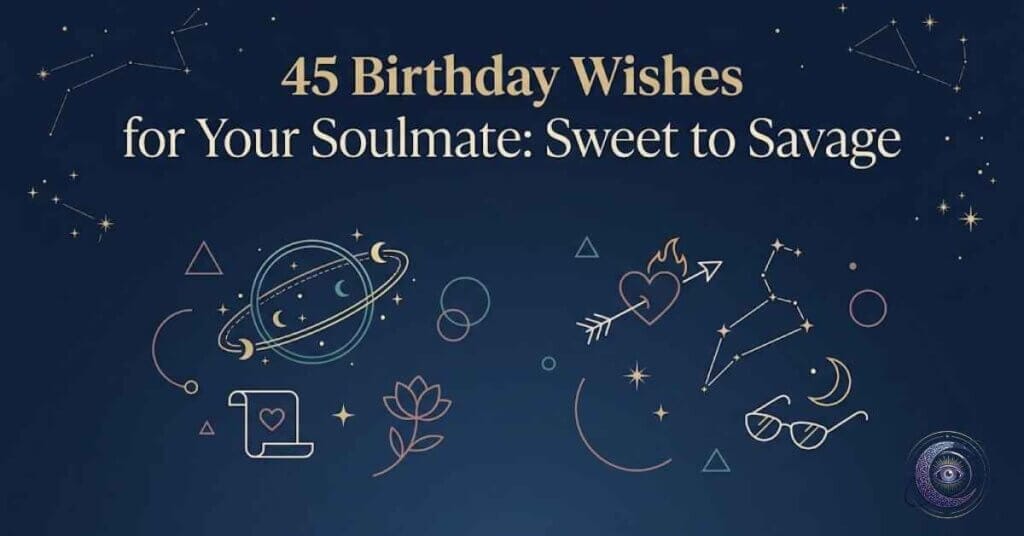 45 Birthday Wishes for Your Soulmate: Sweet to Savage