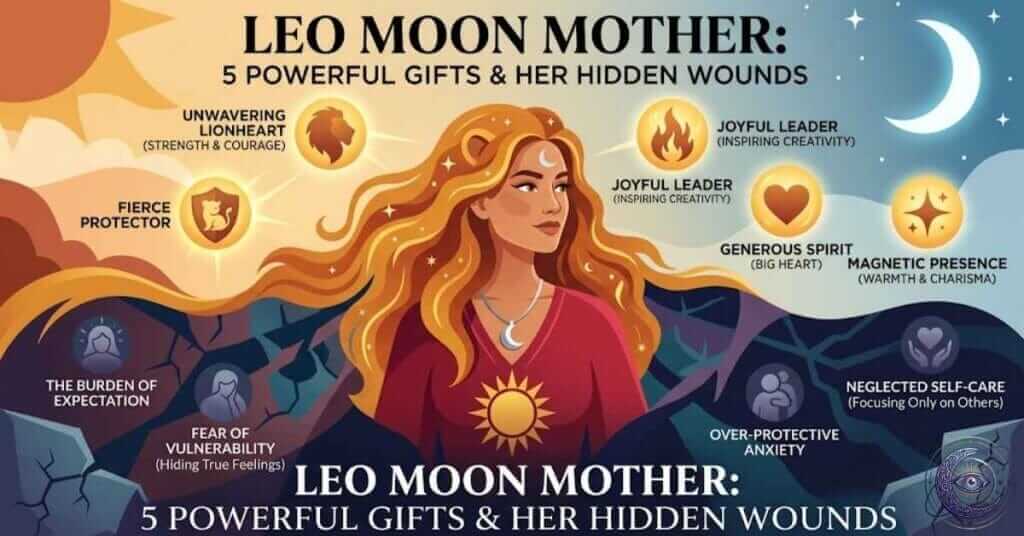 Leo Moon Mother: 5 Powerful Gifts and Her Hidden Wounds