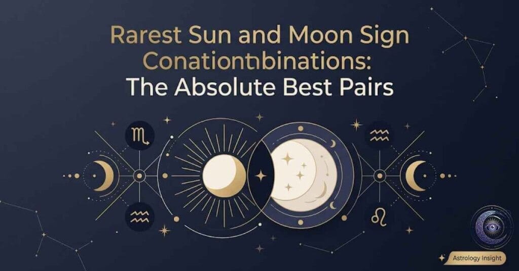 Rarest Sun and Moon Sign Combinations: The Absolute Best Pairs