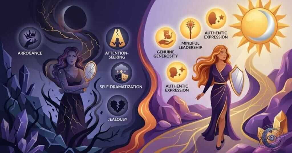 The Leo Moon shadow side and growth path