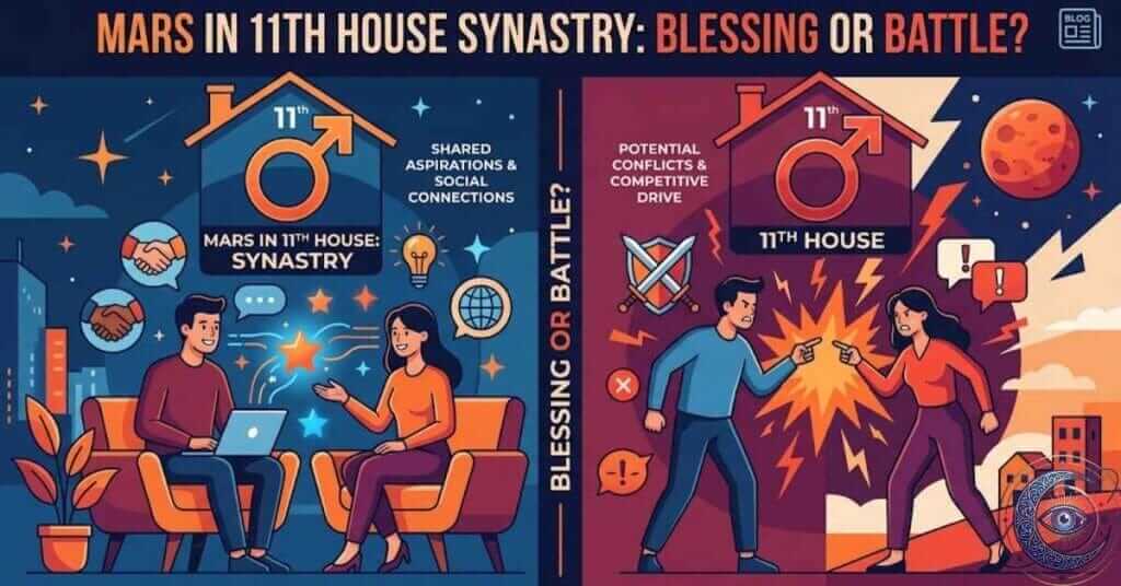 Mars in 11th House Synastry: Blessing or Battle?