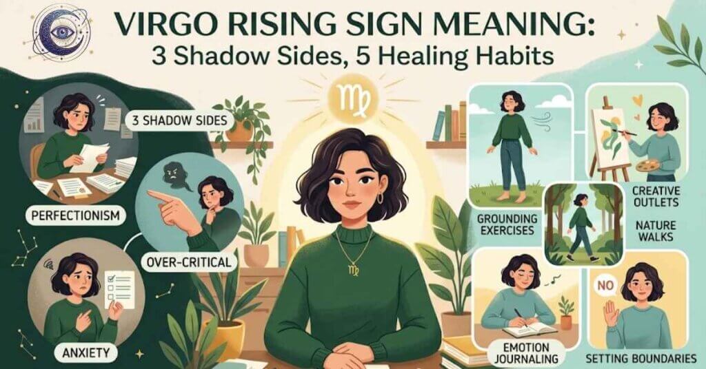 Virgo Rising Sign Meaning: 3 Shadow Sides, 5 Healing Habits