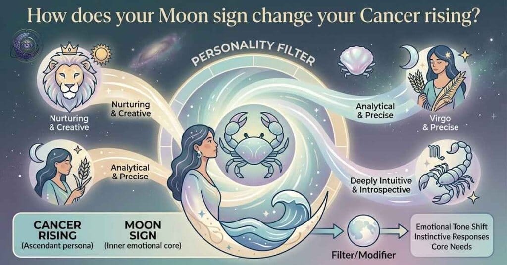 Cancer Rising Sign Meaning: 12 Hidden Gifts & Shadow Traps