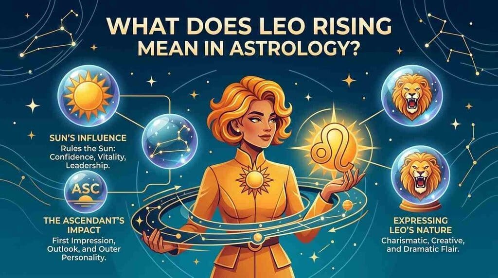 Leo Rising Sign Meaning: 12 Hidden Gifts & Shadow Traits